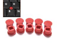 Capuchon de pointeur de souris en caoutchouc pour ordinateur portable, 10 pièces/lot, pour IBM Thinkpad Little TrackPoint, capuchon rouge pour Guide de clavier Lenovo