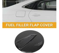 Capuchon De Porte De Réservoir De Carburant Pour Chevy Blazer 2020-2025 Couverture De Volet De Remplissage De Carburant Type Adhésif Fibre De Carbone Noir Abs