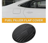 Capuchon De Porte De Réservoir De Carburant Pour Mazda Cx-30 2020-2025 Couverture De Volet De Remplissage De Carburant Type Adhésif Fibre De Carbone Noir Abs