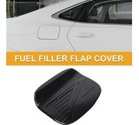 Capuchon De Porte De Réservoir De Carburant Pour Mitsubishi Outlander 2023-2025 Couverture De Volet De Remplissage De Carburant Type Adhésif Fibre De Carbone Noir Abs
