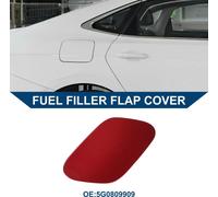 Capuchon De Porte De Réservoir De Carburant Pour Volkswagen Golf 2014-2019 Couvercle De Trappe De Remplissage De Carburant Type De Clip No.5G0809909 Abs Rouge