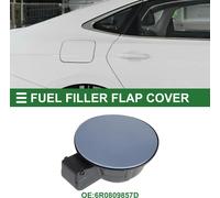 Capuchon De Porte De Réservoir De Carburant Pour Volkswagen Polo 2011-2018 Couvercle De Trappe De Remplissage De Carburant Type De Clip No.6R0809857D Gris Foncé En Abs