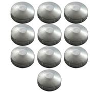 Capuchon de poteau de clôture, décorations for poteaux de clôture, 10 paquets de capuchon de poteau de clôture, capuchon d'extrémité rond en aluminium for poteau de diamètre extérieur/tuyau(60mm)