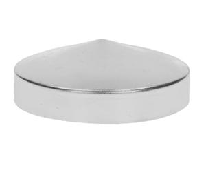 Capuchon de Poteau Rond pour Clôture - Diamètre 110 mm - En Acier Galvanisé - Forme Pyramide - Protection pour Poteaux en Bois - 1 Pièce
