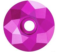 Capuchon de potence en alliage d'aluminium CNC pour vélo de route et VTT avec finition galvanisée et PVD (rose)