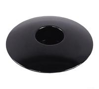 Capuchon de Potence Vélo Alliage Aluminium 28.6mm | Acier inoxydable pour robuste, noyau central 26mm, stabilité accrue, distribution de charge, installation sécurisée(black)