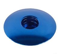 Capuchon de Potence Vélo Alliage Aluminium 28.6mm | Acier inoxydable pour robuste, noyau central 26mm, stabilité accrue, distribution de charge, installation sécurisée(blue)