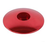 Capuchon de Potence Vélo Alliage Aluminium 28.6mm | Acier inoxydable pour robuste, noyau central 26mm, stabilité accrue, distribution de charge, installation sécurisée(red)