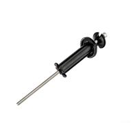 Capuchon de Potence Vélo Alu 204mm pour DH | Design pour DH, usinage CNC pour précis, compatible câbles internes, couleur mat, kit complet(Black)