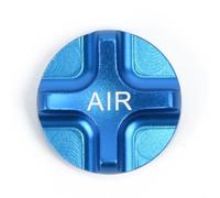 Capuchon de protection de fourche avant pour VTT et vélos de route, matériau en aluminium, léger, 26 mm de diamètre extérieur (bleu)