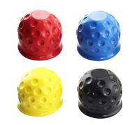 Capuchon de protection pour boule d'attelage de remorque de 50 mm pour caravane, camping-car et remorque - Capuchon de protection en PVC souple avec résistance à la poussière et à la graisse (jaune)