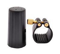 Capuchon de protection pour embouchure de saxophone avec clip de ligature en cuir pour ligature alto et capuchon de fixation pour saxophone alto