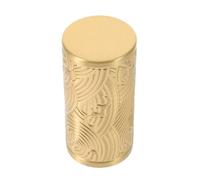 Capuchon de Rambarde en Laiton Or, Rond Décoratif pour Projets DIY | Finition Ornée, Protection Solide et Pose Simple, pour Balcon, Balustre et Poteaux de Lit
