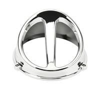 Capuchon de rechange pour couvercle de ventilateur Argenté | support à trois points, couverture de porte double, service routine, renouvellement cosmétique, renouvellement du