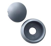 Capuchon de recouvrement en plastique gris 8/10 mm