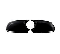 Capuchon de Rétroviseur Compatible Avec Pour Q3 2013 2014 2015 2016 Pour A4 2009 2010 2011 2012 Voiture Rétroviseur Cache Capot Extérieur Porte Garniture(Type A Black)