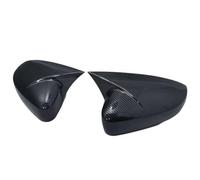 Capuchon de Rétroviseur Compatible Avec VW Pour Polo 5 Pour 6R Pour 6C 2014 2015 2016 2017 2018 Voiture Latéral Rétroviseur Coque Capuchon Brillant Klaxon Style Extérieur Pièces(Carbon fiber pattern)