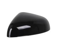 Capuchon De Rétroviseur Coque Protection Pour Rétroviseur Latéral En Fibre De Carbone Noir Brillant Pour Ford Pour Fiesta MK8 2018 2019 2020 2021 2022 2023(Left Glossy Black)