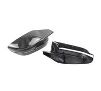 Capuchon de rétroviseur de remplacement en Fiber de carbone, couvercle latéral d'aile Convient pour BMW M240i M440i I4 M50 G87 G80 G82 G83 Capuchons de rétroviseurs(Carbon Fiber Look)
