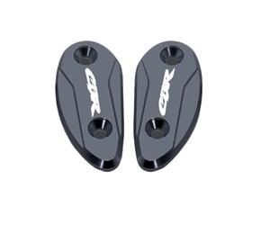 Capuchon de rétroviseur for Pare-Brise de Moto CNC, Couvercle de Trou de rétroviseur Compatible avec CBR1000RR 08-2017