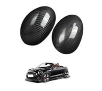 Capuchon de Rétroviseur Latéral Extérieur pour BMW Mini R59 Roadster 2010-2015, Coque de Remplacement en ABS Haute Résistance Gauche et Droit,Carbon Fiber