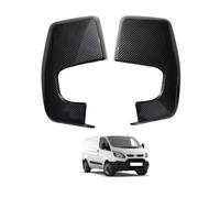 Capuchon de Rétroviseur Latéral Extérieur pour Ford Transit Custom V362 2012-2023, Coque de Remplacement en ABS Haute Résistance Gauche et Droit, Charcoal Texture