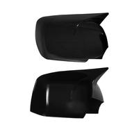 Capuchon de rétroviseur latéral pour BMW X5 E53 1999-2006 - Coque de rétroviseur noir mat (noir brillant) (noir vif)