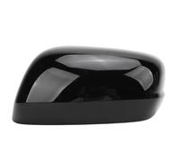 Capuchon de rétroviseur noir anti-rayures, protection solide, couvercle de rétroviseur latéral de remplacement pour Fit Jazz 2009 à 2014, matériau ABS résistant aux intempéries (Gauche)