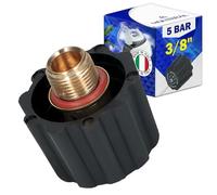 Capuchon de Sécurité en Fer Pressurisé à 5 Bars avec Filetage Mâle 3/8" - MADE IN ITALY - Garantie de 10 Ans - MONTERAL