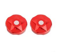 Capuchon de suspension avant pour valve AV - Convient pour Magura pour Fox et fourches DT - Alliage d'aluminium traité CNC (rouge)
