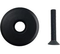 Capuchon de tige de fourche avant de vélo noir et bouchon à vis pour tube supérieur de vélo de route, 28,6 mm, guidon, casques et potences