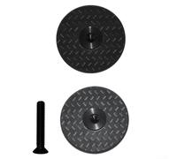 Capuchon de tige en fibre de carbone 3K compatible avec fourche de vélo de route de 3,8 cm avec vis en titane (capuchon 3K UD + vis en titane)