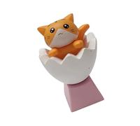 Capuchon de touche avec motif chaton et tige croisée pour claviers mécaniques, interrupteurs, mises à niveau des touches de clavier, accessoires de jeu faits à la main, nouveaux capuchons de touches