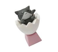 Capuchon de touche avec motif chaton et tige croisée pour claviers mécaniques, interrupteurs, mises à niveau des touches de clavier, accessoires de jeu faits à la main, nouveaux capuchons de touches