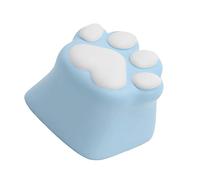 Capuchon de touches en résine colorée en forme de griffe de chaton pour claviers mécaniques pour décoration d'ordinateur 1 pièce accessoires mécaniques