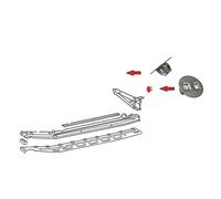 Capuchon de traverse arrière pour VOLKSWAGEN Coccinelle & KG 71 ->