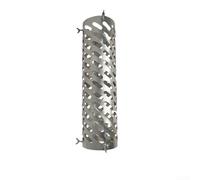 Capuchon de tuyau de poêle en acier inoxydable 32 cm - Anti-étincelles - Dissipation de la chaleur - Résistant à la rouille - Chauffage domestique