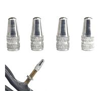 Capuchon de valve française - 4 bouchons de valve Prestas en alliage d'aluminium coloré | Bouchon de valve Prestas de vélo, bouchon de valve de pneu multifonction de style français pour accessoires