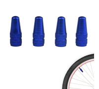 Capuchon de valve française - 4 bouchons de valve Prestas en alliage d'aluminium coloré | Bouchon de valve Prestas de vélo, bouchon de valve de pneu multifonction de style français pour accessoires