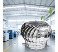 Capuchon De Ventilateur De Toit Étanche Et Non Électrique | Économe en énergie, résistant à la pluie, fonctionnement silencieux, for la conception des maisons(110mm/4.3in)