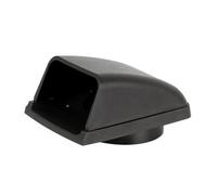 Capuchon de Ventilation Marine Capot, Noir, Ventilation De Style Noir Pur | Conception faible hauteur, Capot Ventilation, Marin, pour Bateau