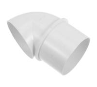 Capuchon de Ventilation PVC Blanc Coupe-vent pour Sortie Extérieure 75 MM | Installation Facile, Finition Propre, Usage sur Conduit Mural, Adapté aux Équipes de Maintenance