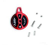 Capuchon de verrouillage de fourche de rechange avec verrouillage manuel pour vélos Suntour XCM MTB avec toutes les pièces d'installation nécessaires (rouge)