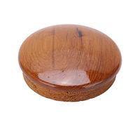Capuchon de Volant Marins, Capuchon de Volant pour Bateaux, en Bois Teck de Haute Qualité, Finition Brillante, 6,35 cm, pour Yacht, Voiliers, Cabine de Pilotage,