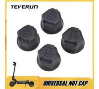 Capuchon d'écrou en caoutchouc pour trottinette électrique TEVERUN toutes séries FIGHTER Q MINI 11 SUPREME ULTRA PLUS 7260R BLADE GT II 4 PIECES