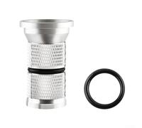 Capuchon d'extension pour casque de vélo en alliage d'aluminium pour VTT et vélo de route - Plage d'extension de 22,2 à 25,4 mm, compatibilité du tube de direction de 25,4 à 28,6 mm, argent (30 mm)