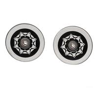 Capuchon d'extrémité de guidon pour vélo de montagne 22-24 mm pour route de | Corps en alliage d'aluminium, insert d'extension en caoutchouc, ajustement sécurisé de 22 à 24 mm, finition élégante