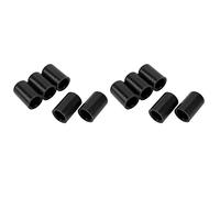 Capuchon d'extrémité de Vide D'admission de Voiture 10 Pièces, Capuchon D'obturation en Silicone Bouchon de Bonde d'extrémité de Tube de Tuyau D'aspiration Universel Diamètre Intérieur 14mm (Le noir)