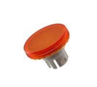 Capuchon d'objectif à bouton-poussoir lumineux orange 61-9642.3 Couvercle de commutateur de commande à montage sur panneau Ø19,7 mm
