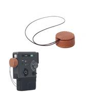 Capuchon d'objectif compatible avec mini caméra Evo Cinema, protecteur d'objectif anti-rayures avec cordon (marron)
